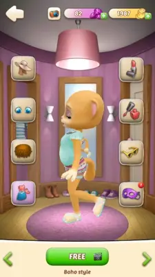 Pregnant Talking Cat Emma android App screenshot 1