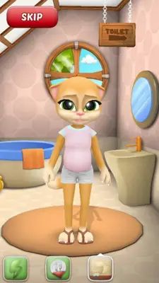 Pregnant Talking Cat Emma android App screenshot 3